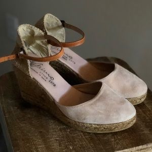 Gaimo *Blush* Espadrille Wedge sz 9